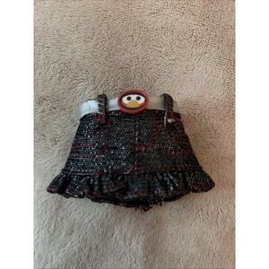 Barbie Doll Clothes  Elmo Denim Mini Skirt with Belt Sesame Street B12